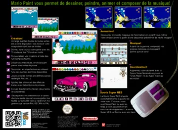 Mario Paint (Europe) box cover back